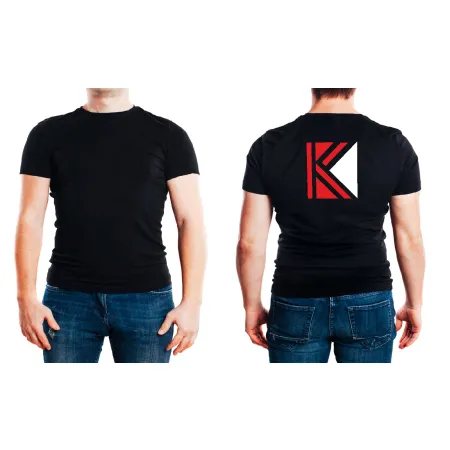 T-Shirt B&C E190 z dużym nadrukiem z tyłu